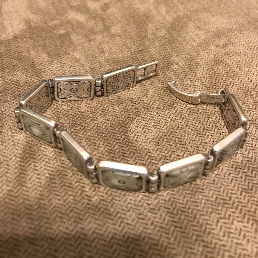 Brighton Reversible Bracelet (Silver/Black/Grey)